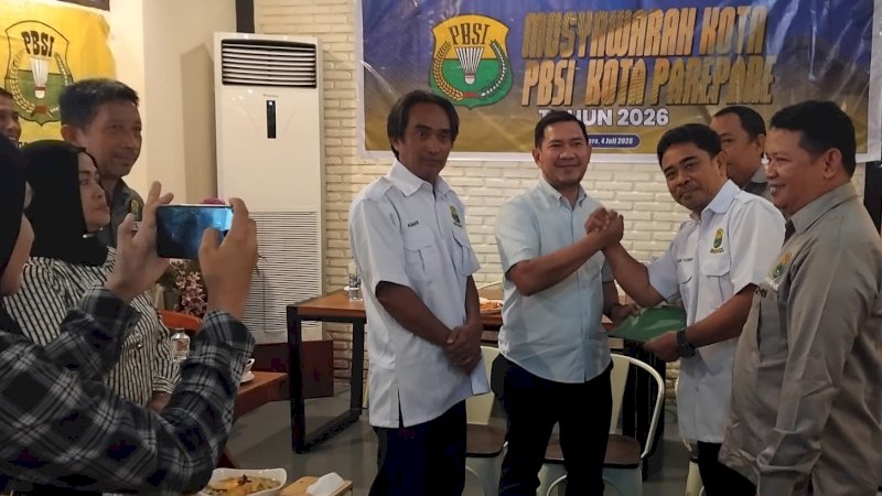 Terpilih Secara Aklamasi, Amarun Agung Hamka Siap Bawa PBSI Parepare Cetak Atlet Berprestasi