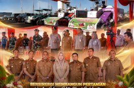 Hadiri Penyerahan Bantuan Pertanian di Makassar, Bupati Wajo Apresiasi Dukungan Kementan dan Pemprov Sulsel