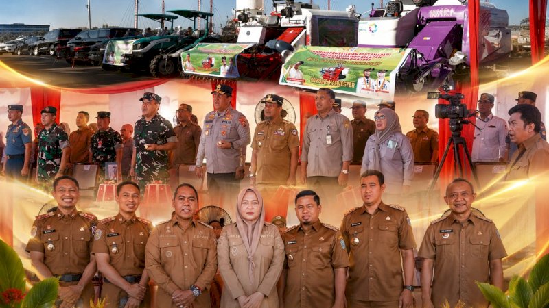 Hadiri Penyerahan Bantuan Pertanian di Makassar, Bupati Wajo Apresiasi Dukungan Kementan dan Pemprov Sulsel