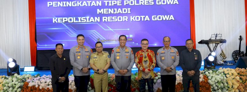 Peresmian Peningkatan Tipe Polresta Gowa Polda Sulsel