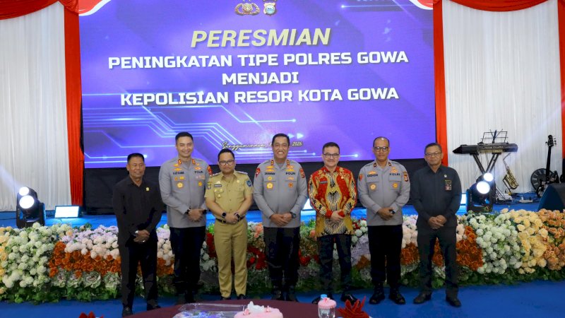 Peresmian Peningkatan Tipe Polresta Gowa Polda Sulsel