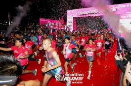 Sertifikasi Standar Dunia, SMARTFREN RUN 2026 Sukses Kumpulkan 7.500 Pelari di GBK