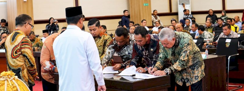 Bupati Wajo Perkuat Komitmen Ketahanan Pangan, Teken Kesepakatan LP2B untuk Jaga Sawah Produktif