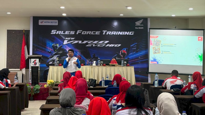 Jelang Peluncuran New Honda Vario Evo 160, Astra Motor Sulsel Perkuat Kompetensi Sales Lewat Edukasi Safety Riding