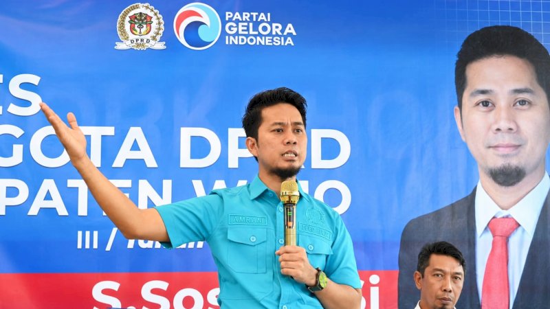 Amran Tegaskan Komitmen Kawal Aspirasi Masyarakat Wajo