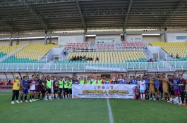 Diinisiasi PSSI dan Jurnalis , Pemkot Parepare Bersama Forkopimda Gelar Fun Football Jumat Sinergi 