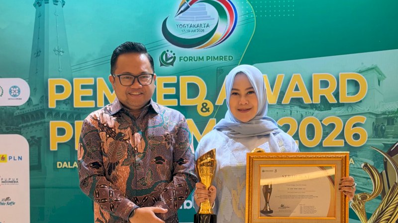 Istri Wakil Bupati Gowa Dinobatkan sebagai Legislator Provinsi Terbaik