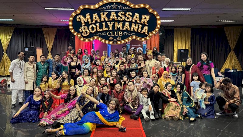 Meet Up Akbar bertajuk "Semarak Bollywood" yang digelar Makassar Bollymania Club (MBC) di Graha Pena Makassar, Sabtu (18/7/2026).