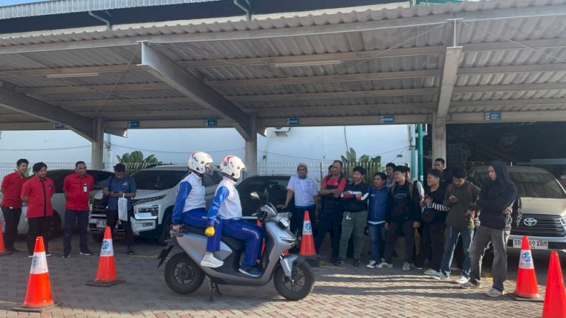 Astra Motor Perkuat Kemitraan Korporasi, Edukasi Keselamatan Berkendara dan Motor Listrik Menyasar Karyawan Indofood Makassar
