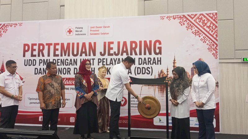 Pertemuan Jejaring Donor Darah  digelar di Hotel Swiss-Belinn Panakkukang Makassar, Kamis (23/7/2026).