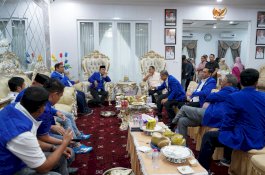 Silaturahmi di Rujab Wajo, Andi Rosman dan DPW PAN Sulsel Tukar Gagasan