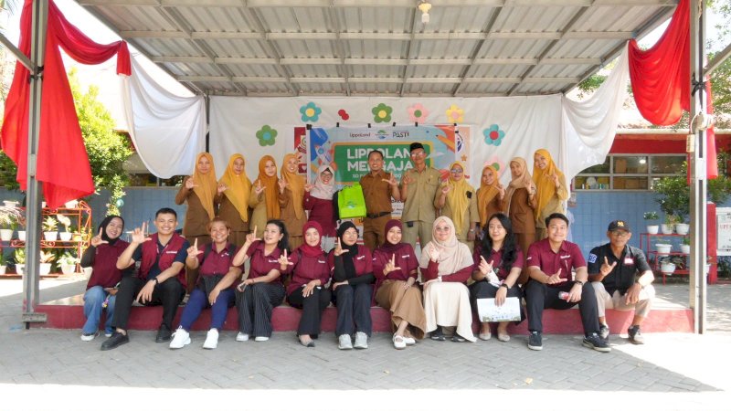 PT Gowa Makassar Tourism Development Tbk. (GMTD) melancarkan aksi sosial bertajuk Lippoland Mengajar di SD Inpres Barombong 2, Makassar, Senin (27/7/2026).