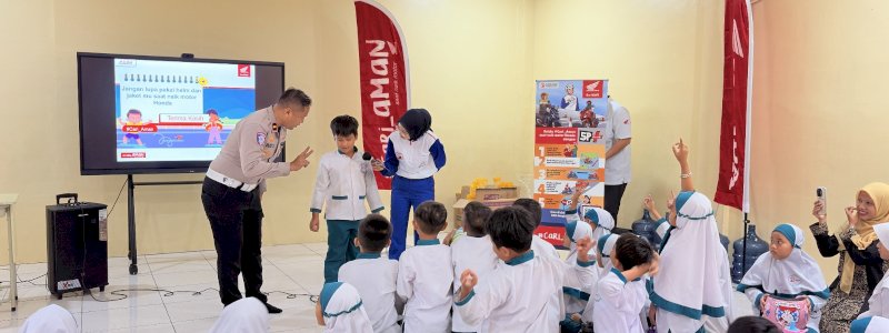 Sambut Hari Anak Nasional 2026, AHM Edukasi Budaya Keselamatan Berlalu Lintas ke Ribuan Anak