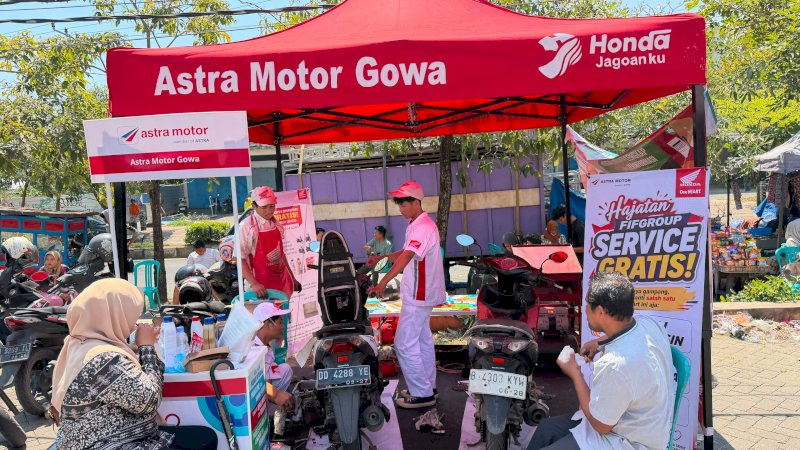 Astra, Astra Motor Sulawesi Selatan (Asmo Sulsel) gandeng FIFGroup menggelar ajang "Hajatan FIF" di Kantor FIF Cabang Gowa, Sabtu (1/8/2026).