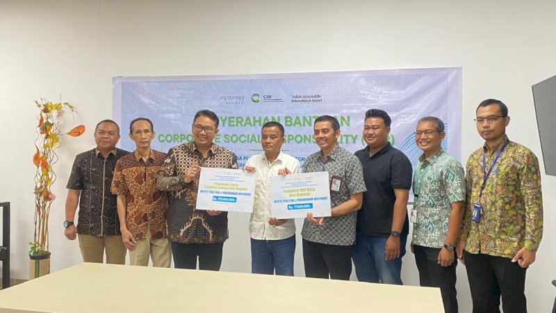 Bandara Sultan Hasanuddin Salurkan Bantuan Bibit Mangrove Program CSR