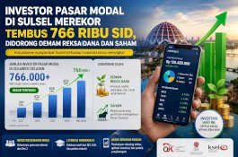 Investor Pasar Modal di Sulsel Merekor Tembus 766 Ribu SID, Didorong Demam Reksa Dana dan Saham