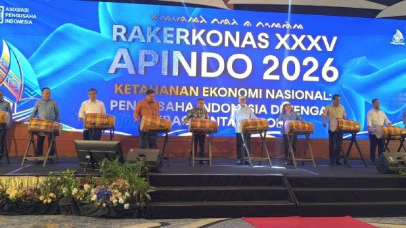 Pembukaan Rakerkonas APINDO XXXV , selasa(4/7) 