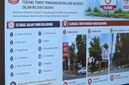 12 Ruas Jalan di Kota Makassar Dilarang Pasang Reklame 