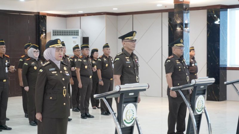 Kajati Sulsel Muhammad Syarifuddin Lantik Asbin, Aspidsus dan Kajari Wajo