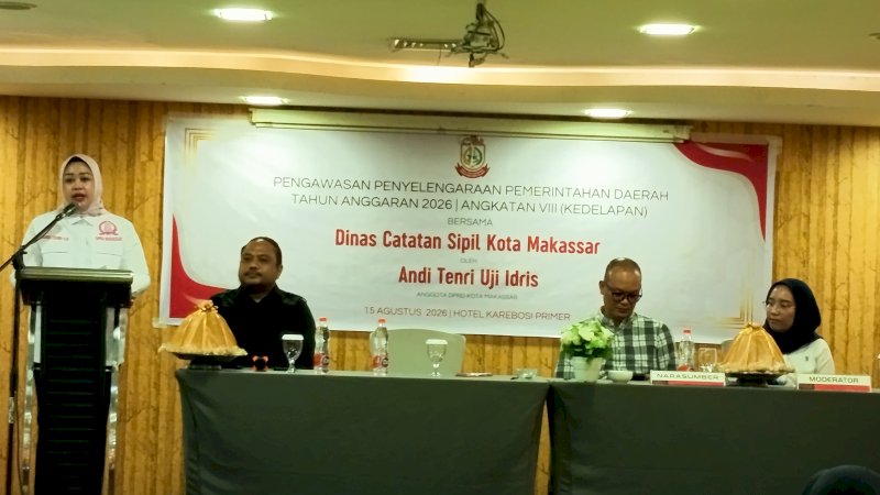 Pengawasan Penyelenggaraan Pemerintahan Daerah Tahun Anggaran 2026 bersama konstituen di wilayah Kecamatan Mamajang, Mariso dan Tamalate (Mamarita), Jumat (14/8/2026).