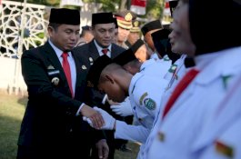 Paskibraka Parepare 2026 Resmi Dikukuhkan, Tasming Hamid Tekankan Disiplin dan Nasionalisme