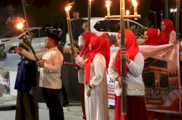 Semarak HUT ke-81 RI, IPHI Parepare Gelar Kirab Obor 