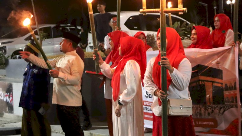 Semarak HUT ke-81 RI, IPHI Parepare Gelar Kirab Obor 