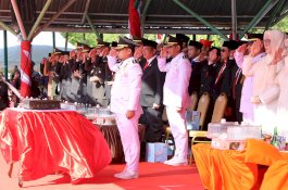 Paskibraka Sukses Kibarkan Sang Merah Putih, HUT ke-81 RI di Parepare Penuh Semangat Nasionalisme