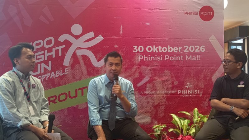 Mengusung tema "UNSTOPPABLE", Pipo Night Run berlangsung  Jumat, 30 Oktober 2026, mendatang