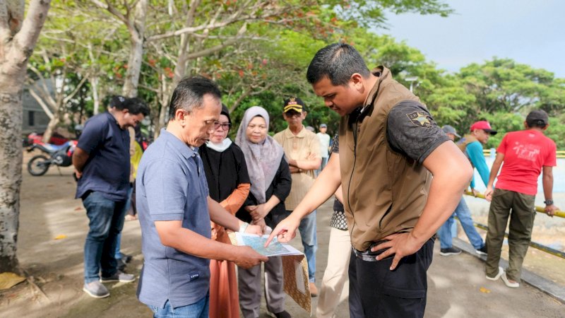 Siap Pengerukan Demi Cegah Banjir, Bupati Bantaeng Tinjau Cekdam Balang Sikuyu
