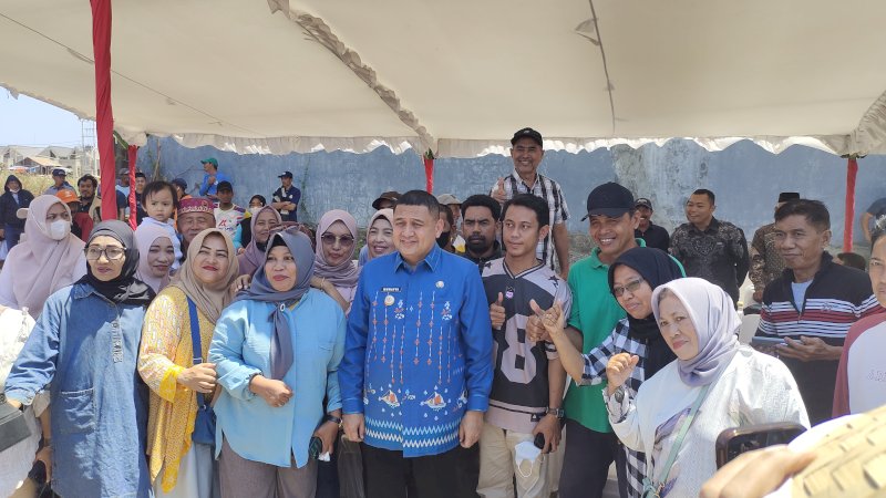 Wali Kota Makassar, Munafri Arifuddin alias Appi, saat menghadiri Musyawarah Tani "Abbulo Sibatang"  yang dilaksanakan Kelompok Tani Bontoa di Jalan Andi Patturungi, Kelurahan Barombong, Kecamatan Tamalate, Kamis 20/8/2026. (Dok Rakyatku)