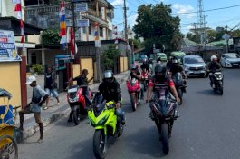 Pelopor #Cari_Aman, Komunitas Honda CBR Ambon Aksi City Rolling dan Edukasi Berkendara