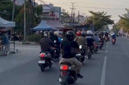Semarakkan HUT RI ke-81, Asmo Sulsel Gelar Touring Merah Putih di Kabupaten Pinrang
