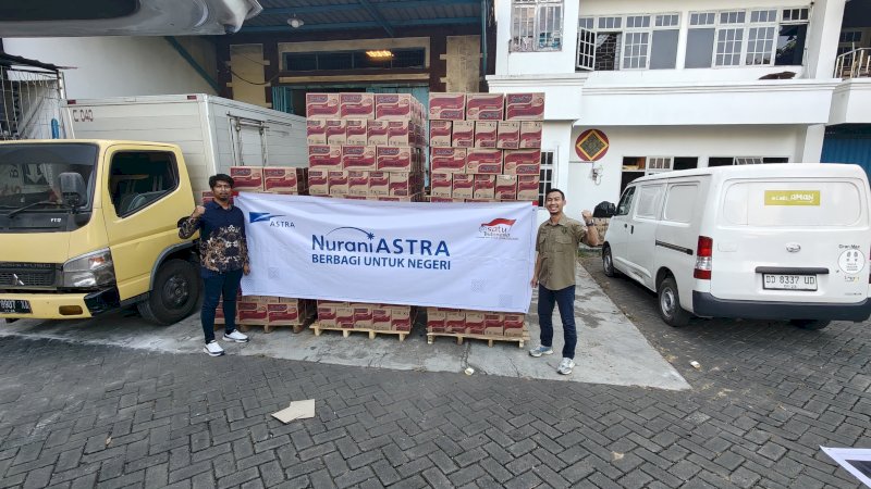 Melalui wadah Nurani Astra, wujud kepedulian tersebut diimplementasikan lewat pengiriman 400 dus logistik pangan untuk korban gempa bumi di Nusa Tenggara Timur (NTT)