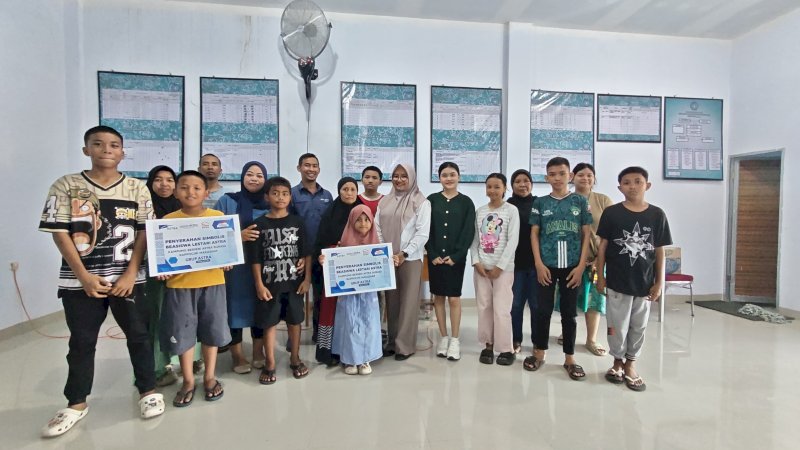 Bantuan pendidikan dari Yayasan Amaliah Astra ini hadir sebagai angin segar bagi para siswa.