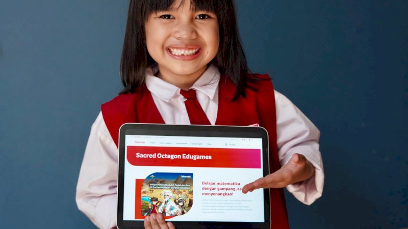 Telkomsel meluncurkan inovasi pendidikan digital melalui Paket Bundling Telkomsel x Sacred Octagon untuk membantu meningkatkan kemampuan numerasi dan minat belajar matematika anak-anak di Indonesia, khususnya di wilayah Sulawesi dan Maluku Utara. 