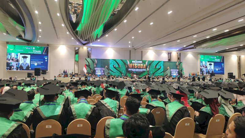 Wisuda Universitas Muslim Indonesia. (Dok Rakyatku)