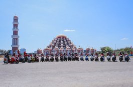 Rayakan HUT RI ke-81, Asmo Sulsel Gaungkan Kampanye #Cari_Aman di Convoy Merdeka