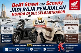 Dua Skutik Ini Jadi Mesin Penjualan Honda di Sulselbartrabon Sepanjang Semester I 2026