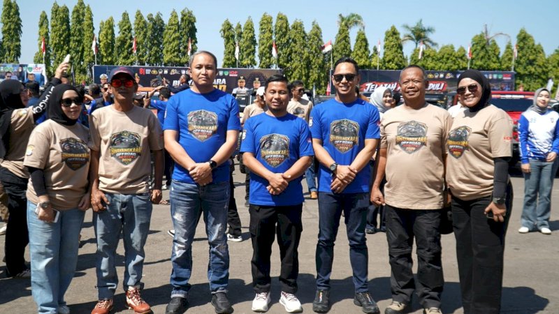 500 Offroader Jelajahi Rute Makassar-Parepare, Tasming Hamid Dukung Bhayangkara Off-Road Merdeka Seri 