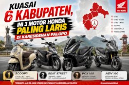 Menguasai 6 Kabupaten, Ini 3 Motor Honda Paling Laris di Karesidenan Palopo