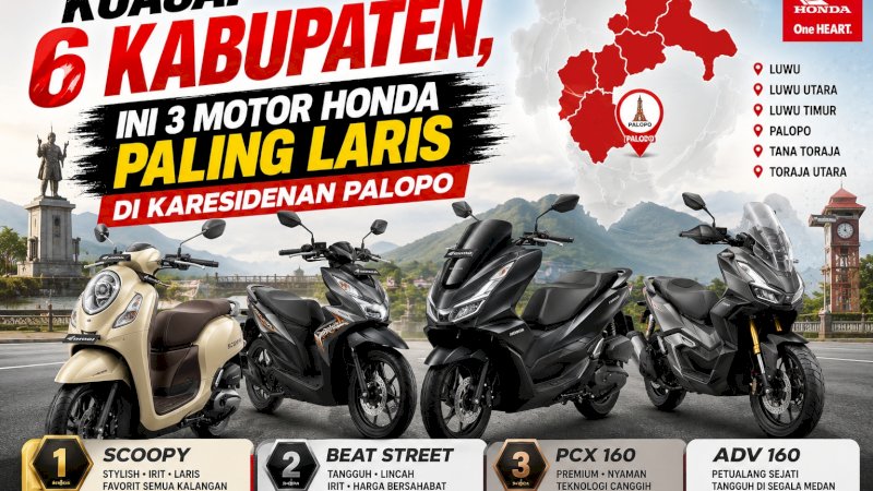 Kontribusi terbesar penjualan di wilayah Kares Palopo saat ini didominasi oleh Honda Scoopy dengan pangsa pasar mencapai 35%. Disusul oleh Honda BeAT Series sebesar 18,6%, serta jajaran Big Scooter (seperti Honda PCX, ADV, Stylo 160, dan Vario Series) yang secara konsisten mengamankan 17?ri total penjualan
