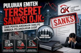 Puluhan Emiten Terseret Sanksi OJK: Dari Penyalahgunaan Dana IPO hingga Pelanggaran Audit