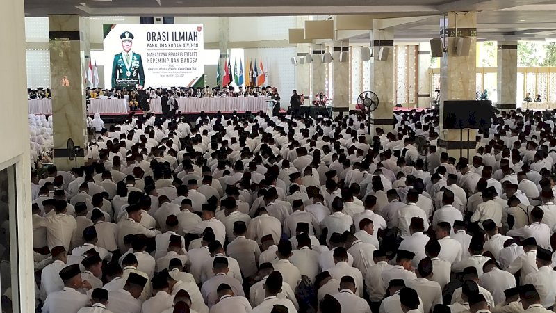 Pangdam XIV Hasanuddin Disambut 6000 Maba UIN Alauddin Makassar 