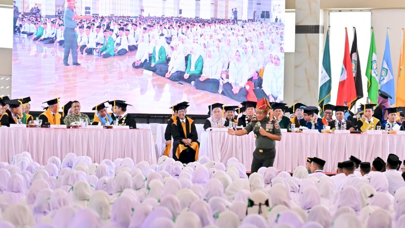 Pangdam XIV Hasanuddin Disambut 6000 Maba UIN Alauddin Makassar 