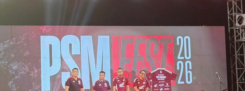 Gandeng PSM Makassar, Asmo Sulsel Meriahkan PSM Fest 2026 dan Peluncuran Skuad Baru