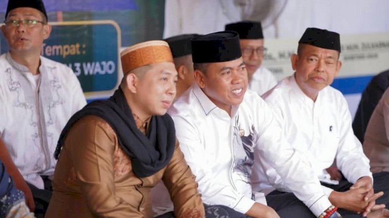 Bupati Wajo Hadiri Peringatan Maulid Nabi Muhammad SAW di Tancung dan SMA 3 Wajo