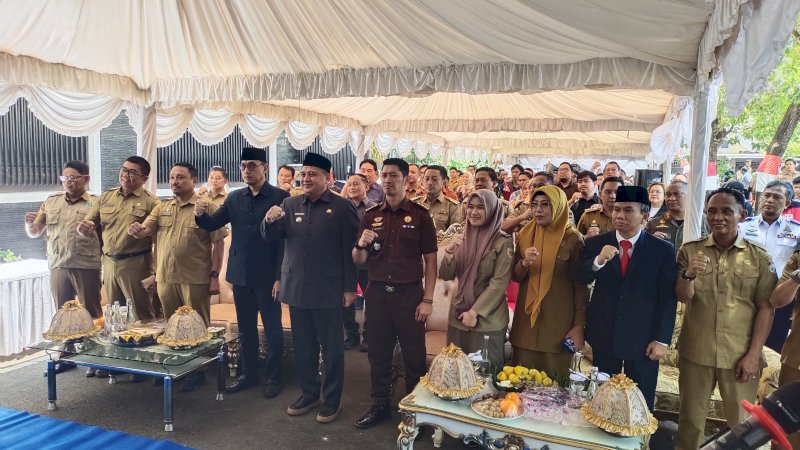 Penyerahkan Prasarana, Sarana dan Utilitas (PSU) perumahan para Selasa 8 September 2026. (Dok Rakyatku)