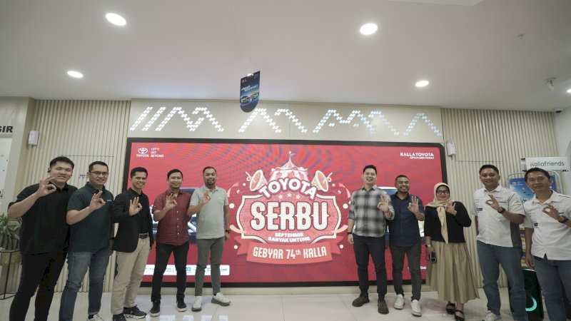 Kalla Toyota kembali memanjakan masyarakat dengan menggelar event otomotif spesial bertajuk Toyota Serbu (September Serba Untung)