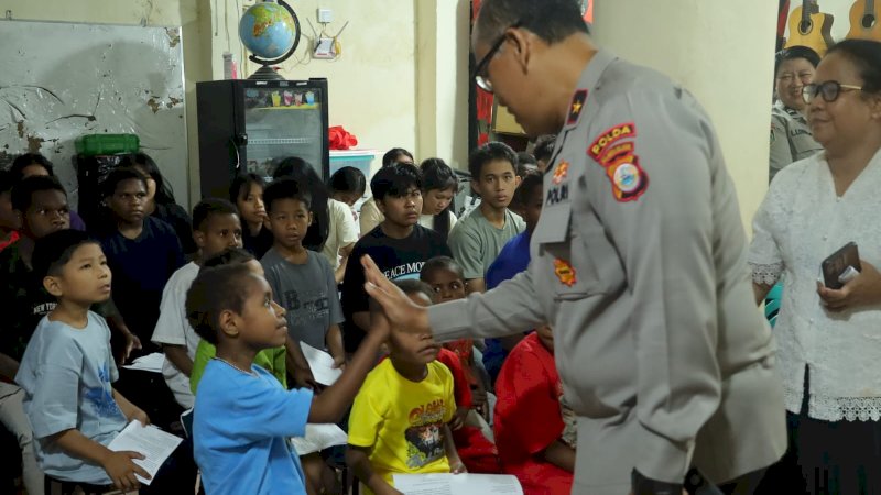 Persekutuan Oikumene Polda Sulsel Berbagi Kasih dan Sukacita di Panti Asuhan Titipan Kasih